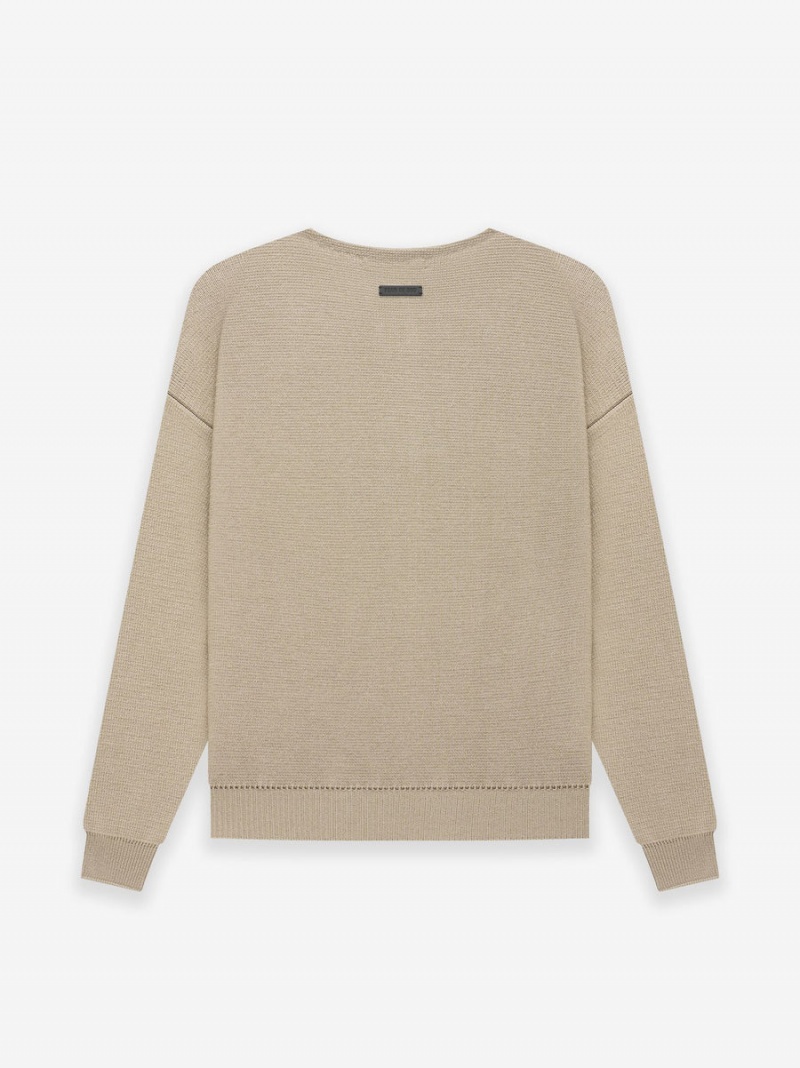 Fear Of God Leggere Merino Henley Beige | FOG-SN593473