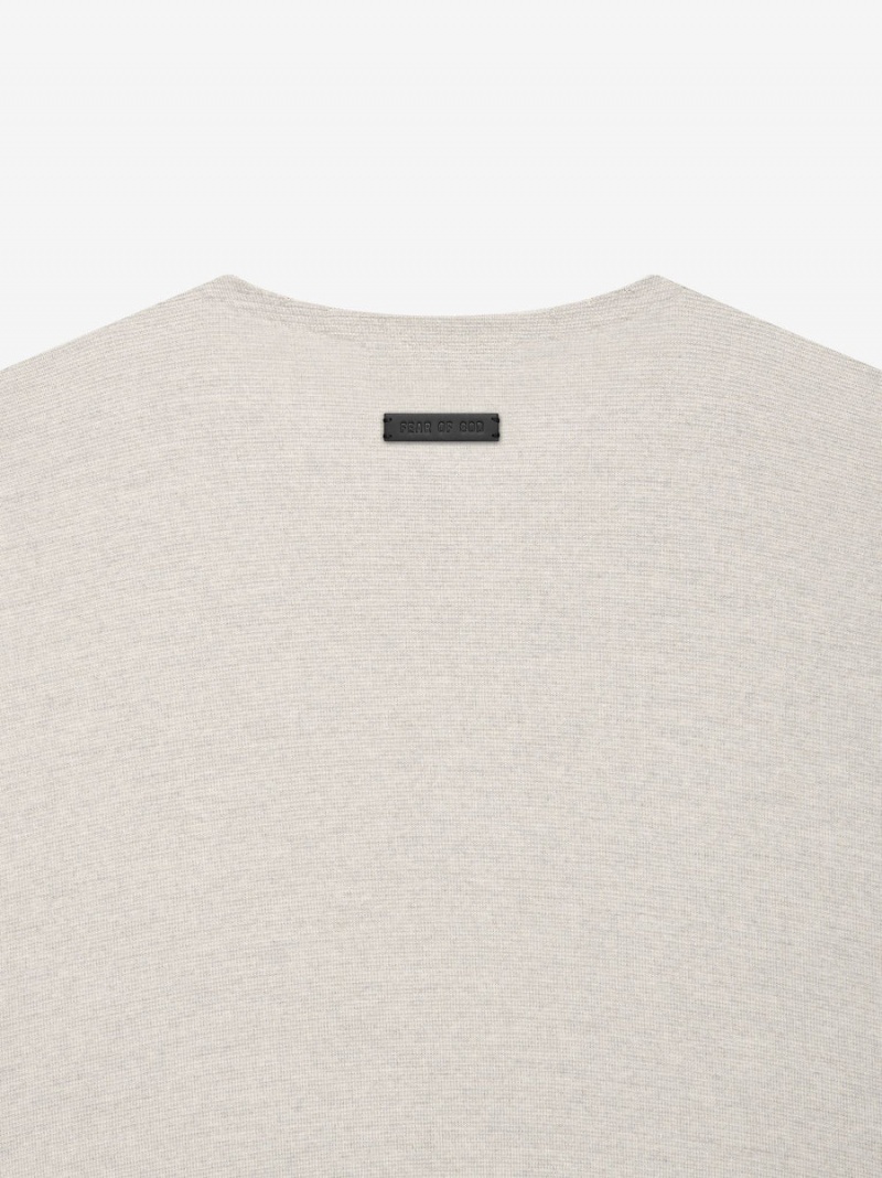 Fear Of God Leggere Merino Henley Beige | FOG-SN593306