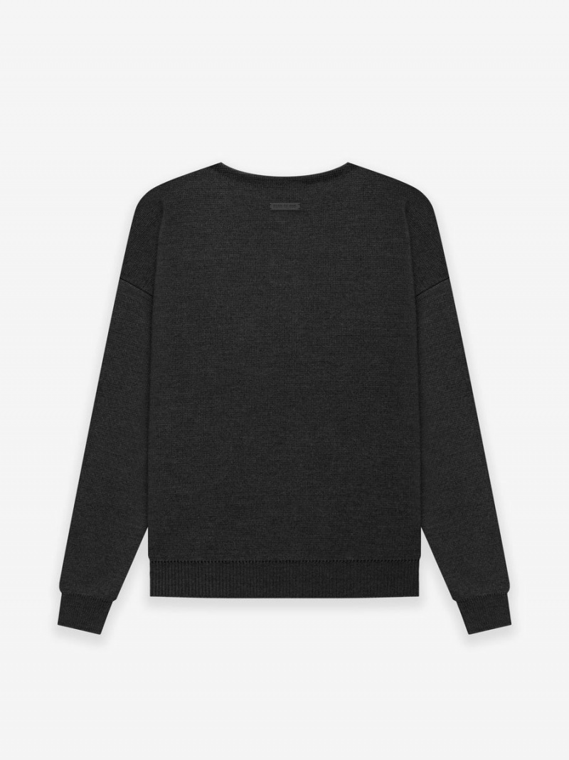 Fear Of God Leggere Merino Henley Nere | FOG-SN593483