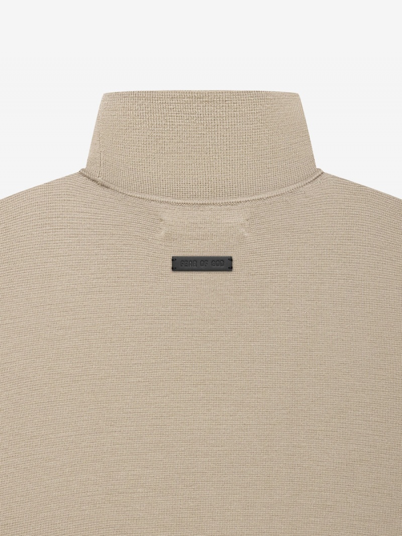 Fear Of God Leggere Merino Turtleneck Beige | FOG-SN593324