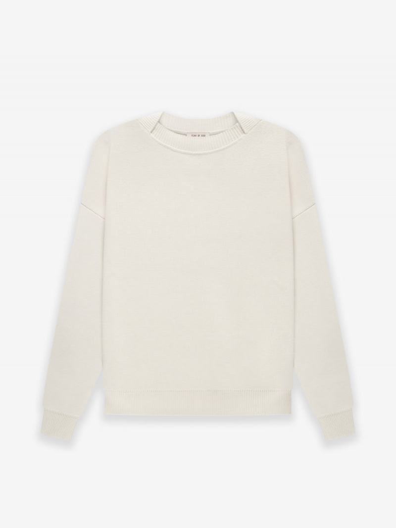 Fear Of God Merino Knit Crewneck Crema | FOG-SN593298