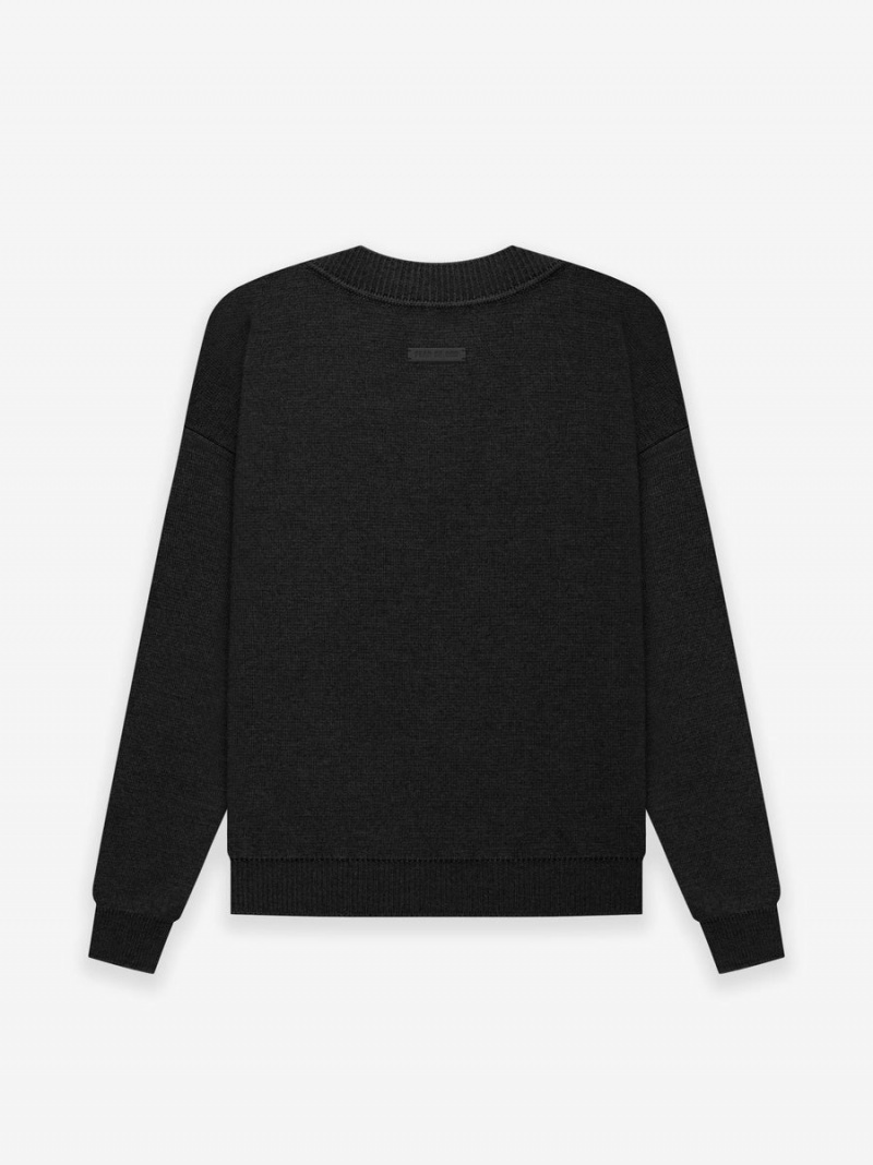 Fear Of God Merino Knit Crewneck Nere | FOG-SN593480