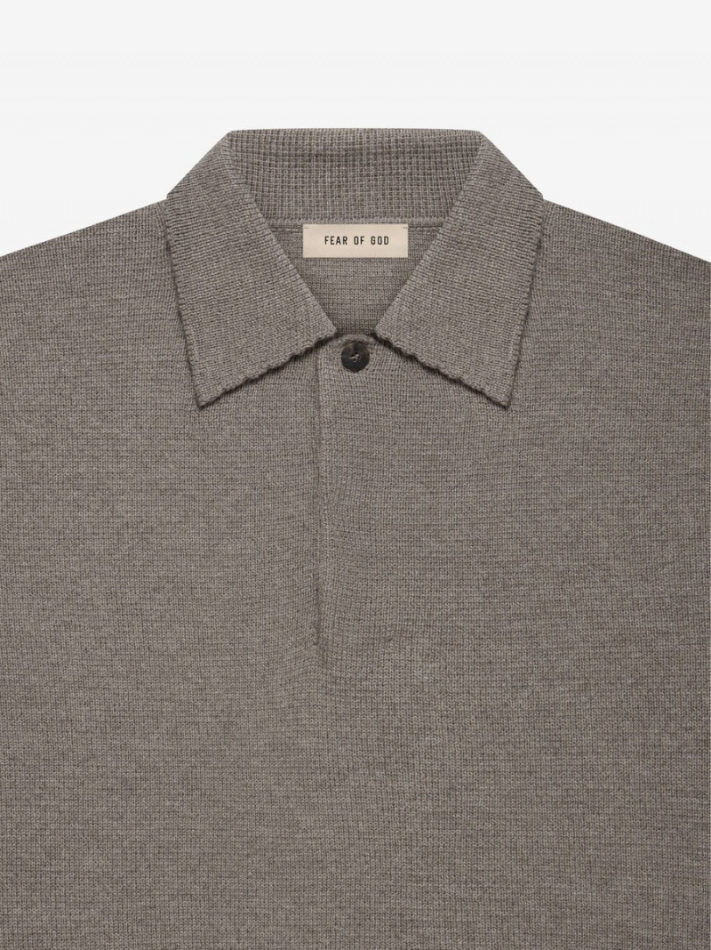 Fear Of God Merino Polo Grigie | FOG-SN593300