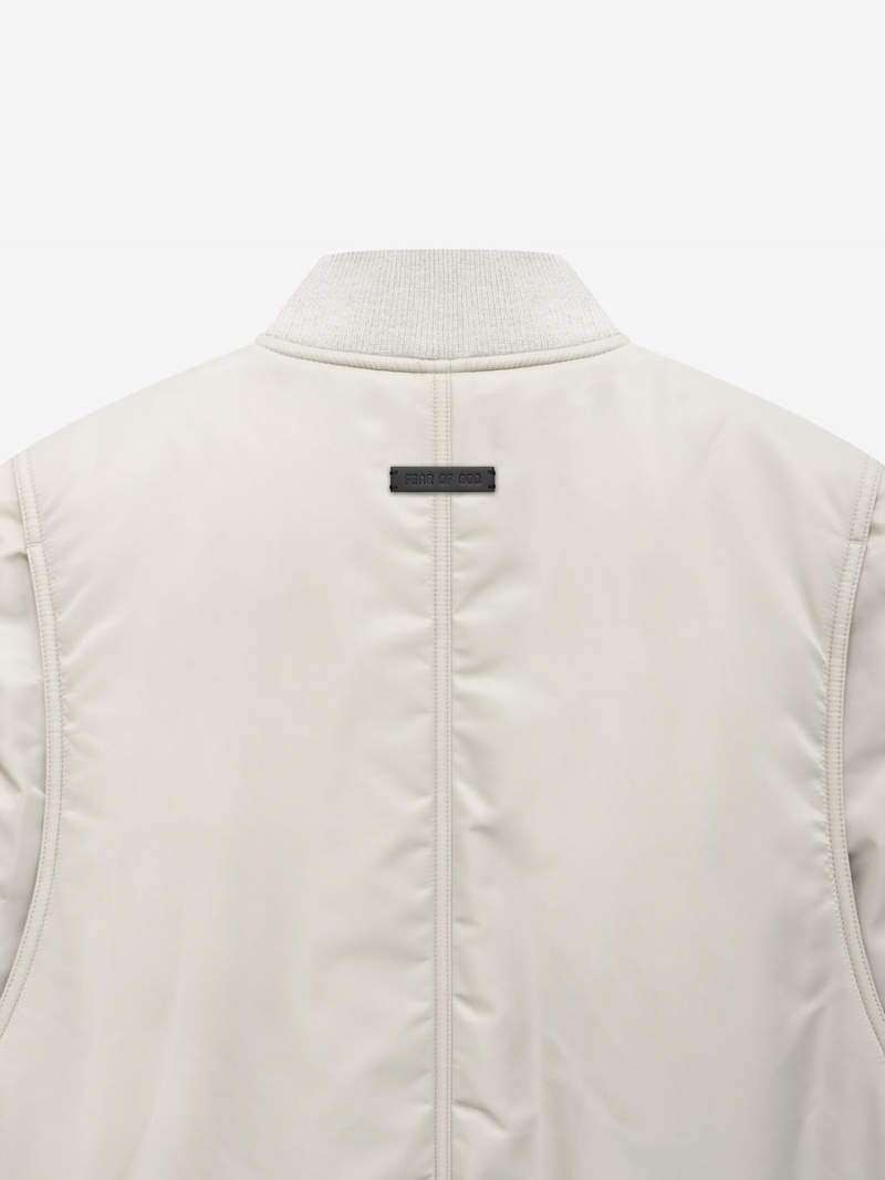 Fear Of God Nylon Twill Bomber Beige | FOG-SN593423