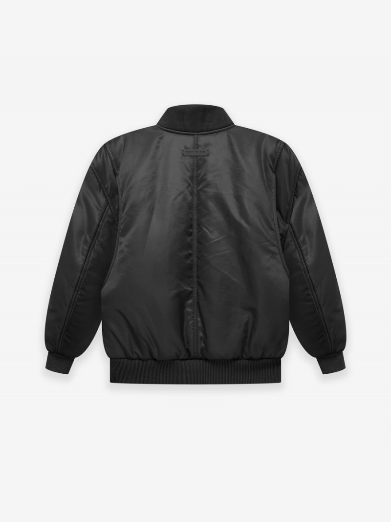 Fear Of God Nylon Twill Bomber Nere | FOG-SN593422