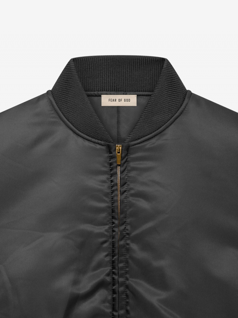 Fear Of God Nylon Twill Bomber Nere | FOG-SN593422