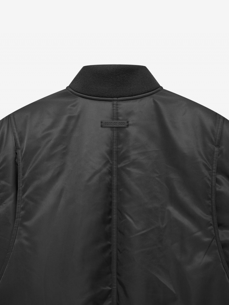 Fear Of God Nylon Twill Bomber Nere | FOG-SN593422