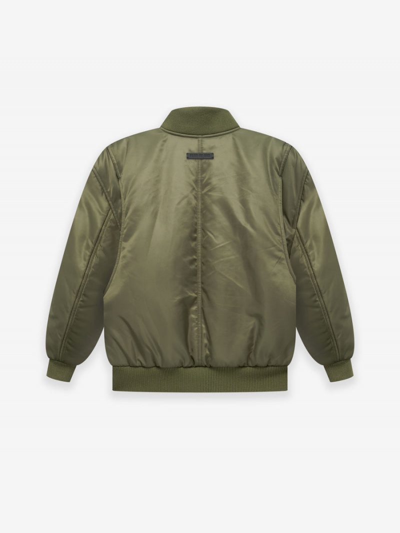 Fear Of God Nylon Twill Bomber Verde Oliva | FOG-SN593424