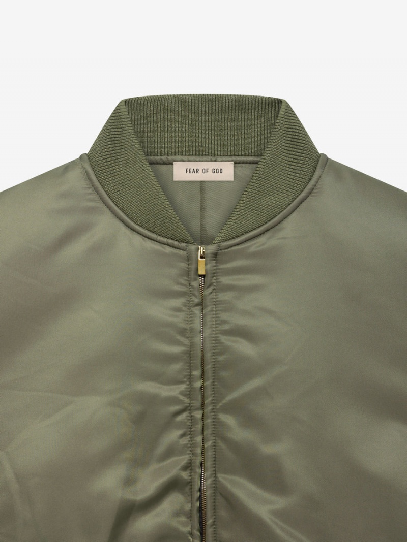 Fear Of God Nylon Twill Bomber Verde Oliva | FOG-SN593424