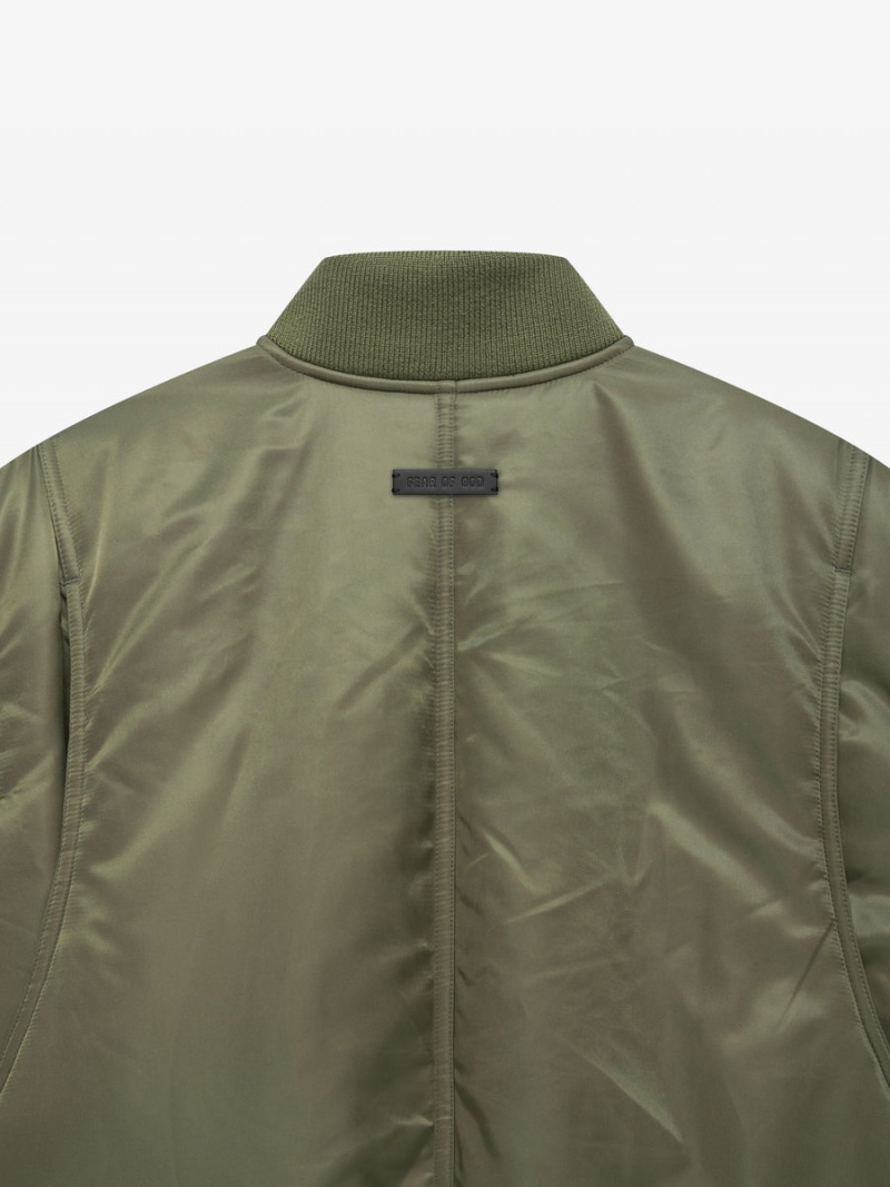 Fear Of God Nylon Twill Bomber Verde Oliva | FOG-SN593424