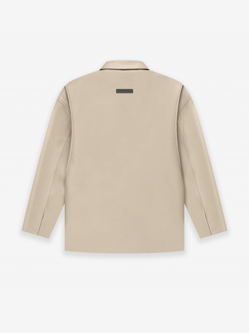 Fear Of God Pelle Jacket Beige | FOG-SN593400