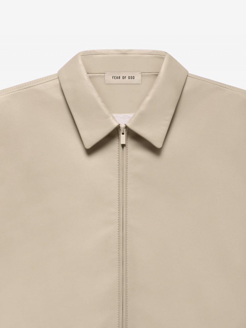 Fear Of God Pelle Jacket Beige | FOG-SN593400