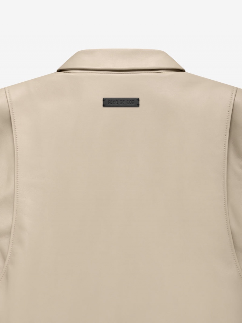 Fear Of God Pelle Jacket Beige | FOG-SN593400