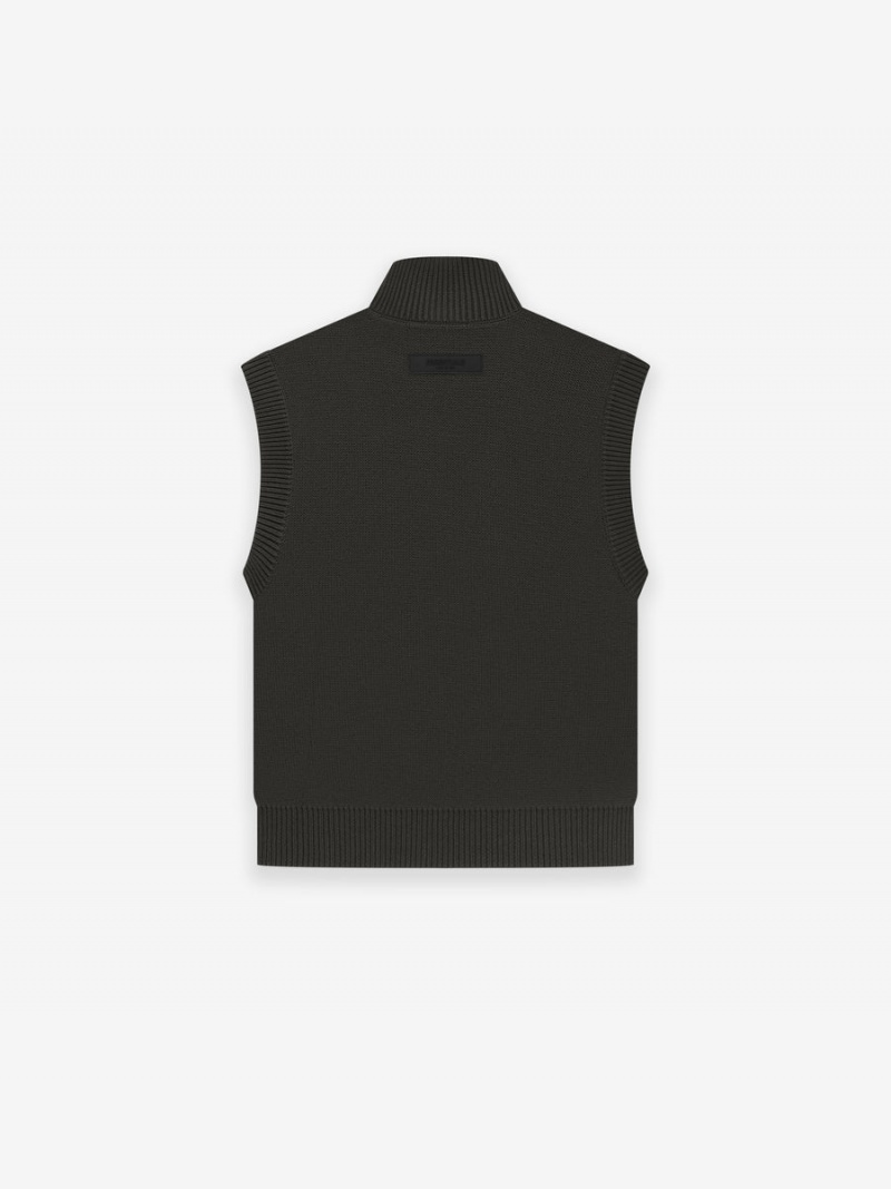 Fear Of God Pullover Mockneck Vest Nere | FOG-SN593655