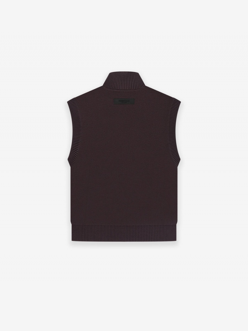 Fear Of God Pullover Mockneck Vest Viola | FOG-SN593652