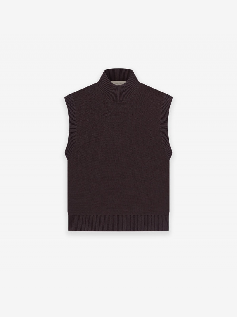 Fear Of God Pullover Mockneck Vest Viola | FOG-SN593652