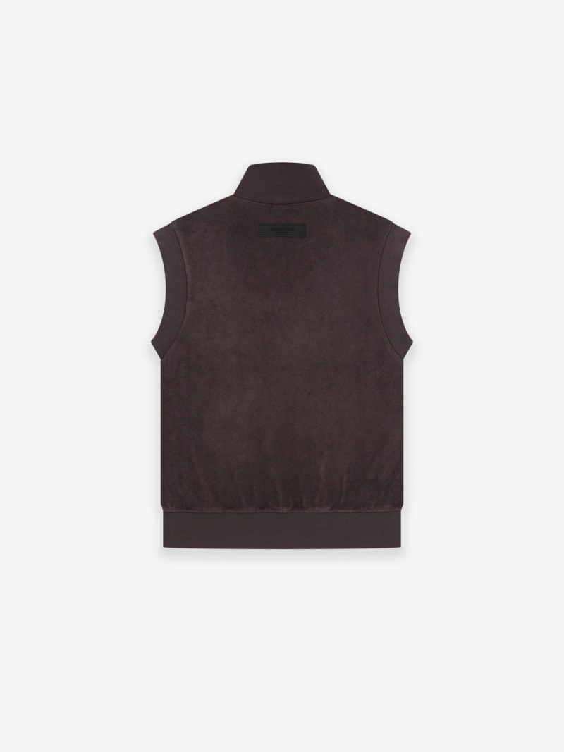 Fear Of God Pullover Terry Mockneck Vest Viola | FOG-SN593662