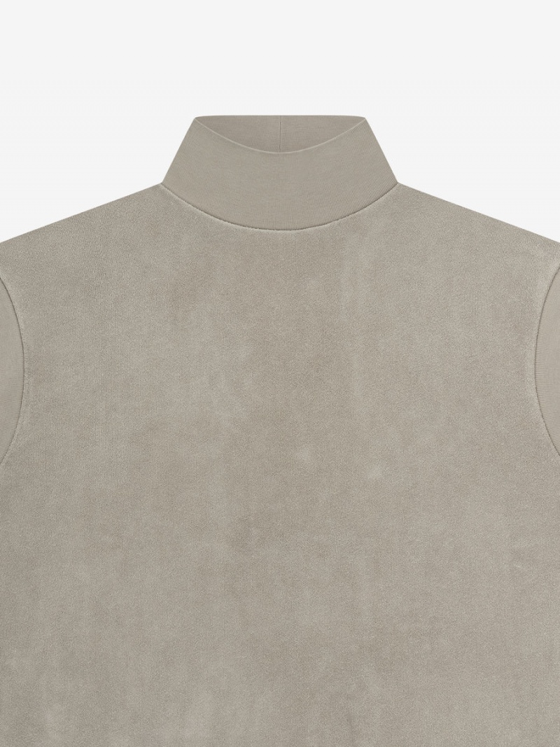 Fear Of God Pullover Terry Mockneck Vest Grigie | FOG-SN593663