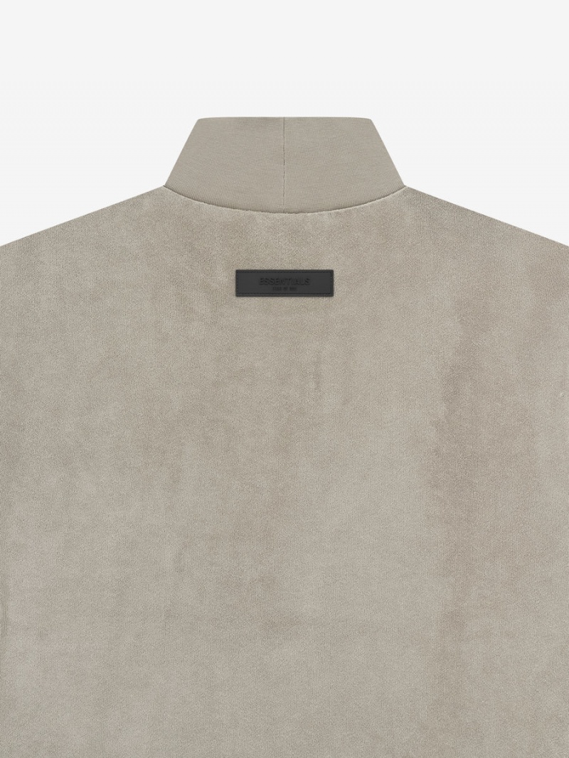 Fear Of God Pullover Terry Mockneck Vest Grigie | FOG-SN593663