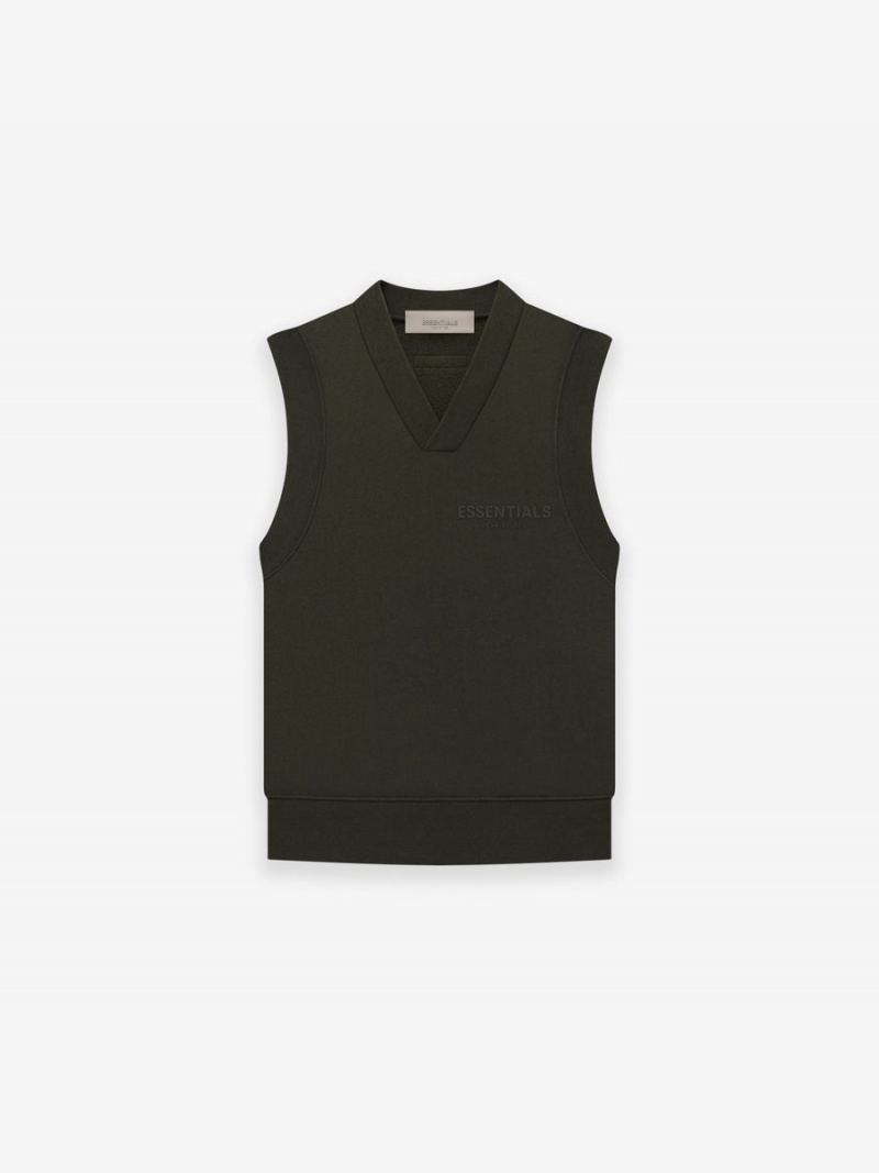 Fear Of God Pullover V-neck Vest Nere | FOG-SN593667