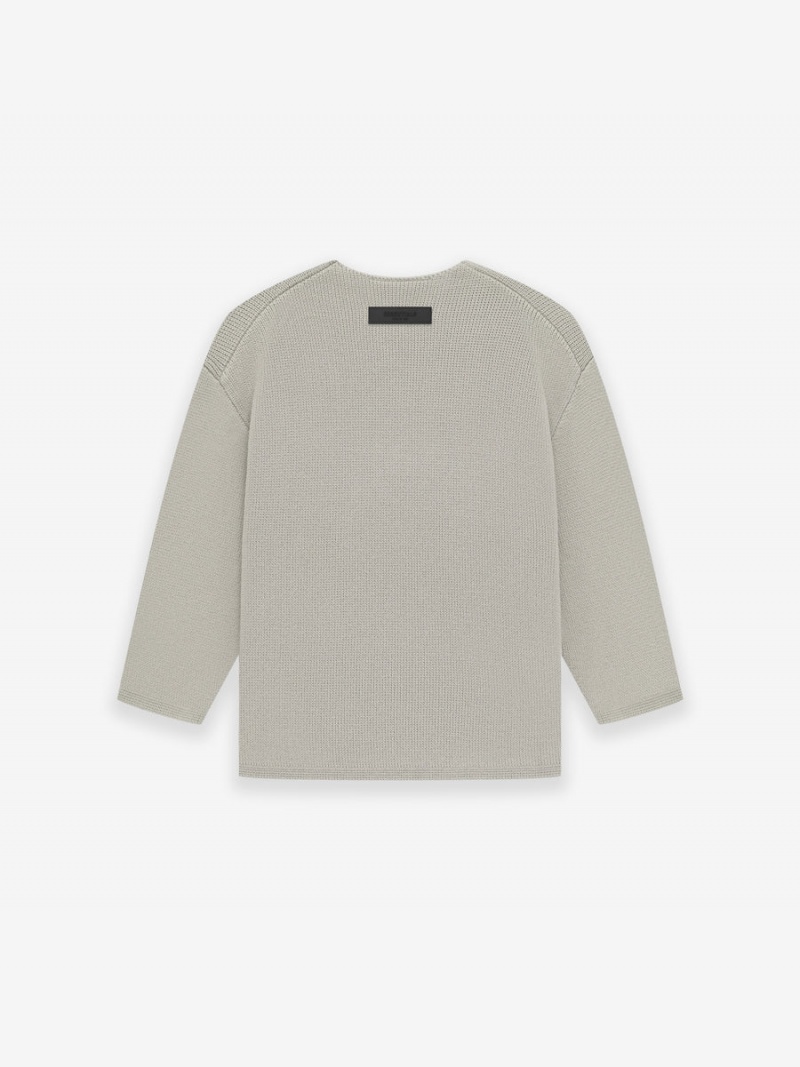 Fear Of God Rawneck Knit Maglia Grigie | FOG-SN593748