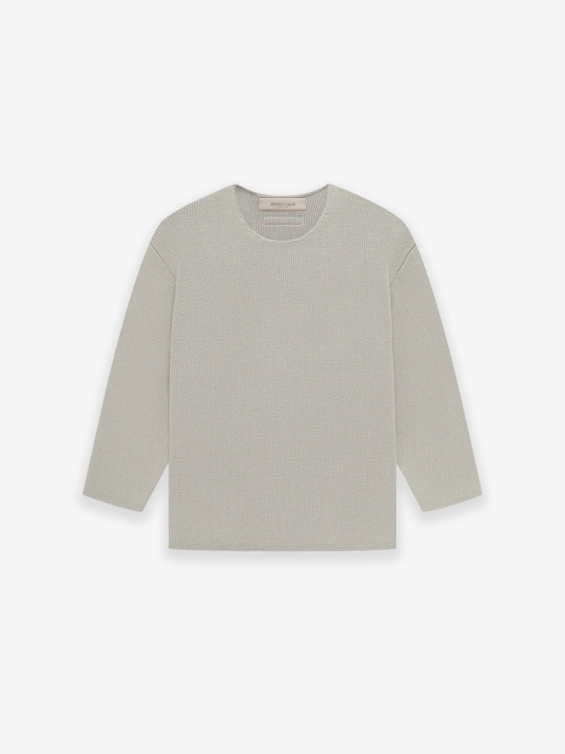 Fear Of God Rawneck Knit Maglia Grigie | FOG-SN593748