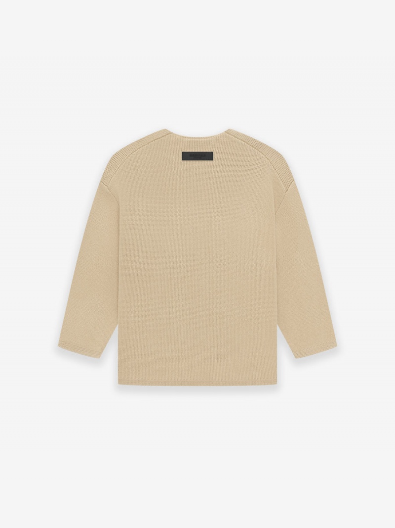 Fear Of God Rawneck Knit Maglia Marroni | FOG-SN593750