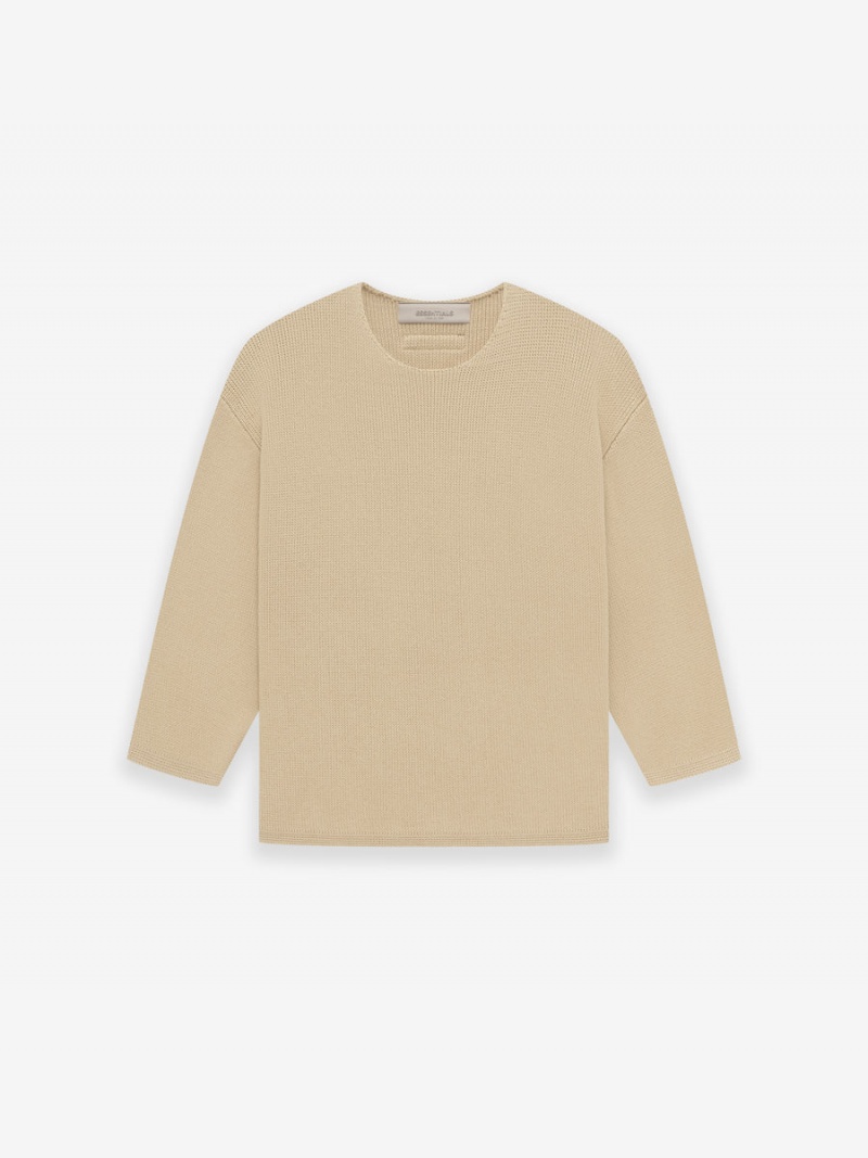 Fear Of God Rawneck Knit Maglia Marroni | FOG-SN593750