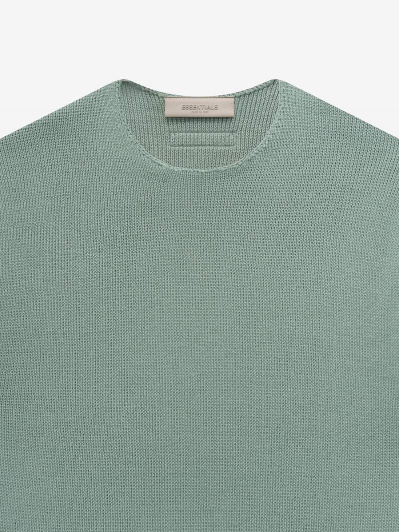 Fear Of God Rawneck Knit Maglia Verdi | FOG-SN593766