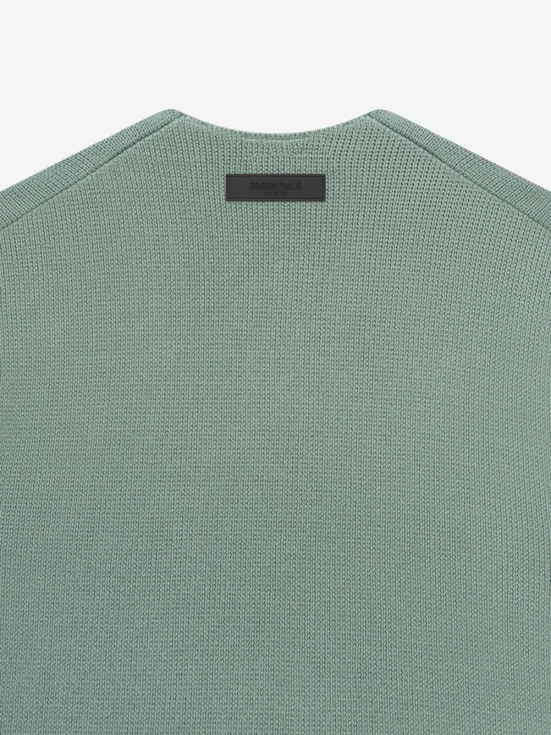 Fear Of God Rawneck Knit Maglia Verdi | FOG-SN593766