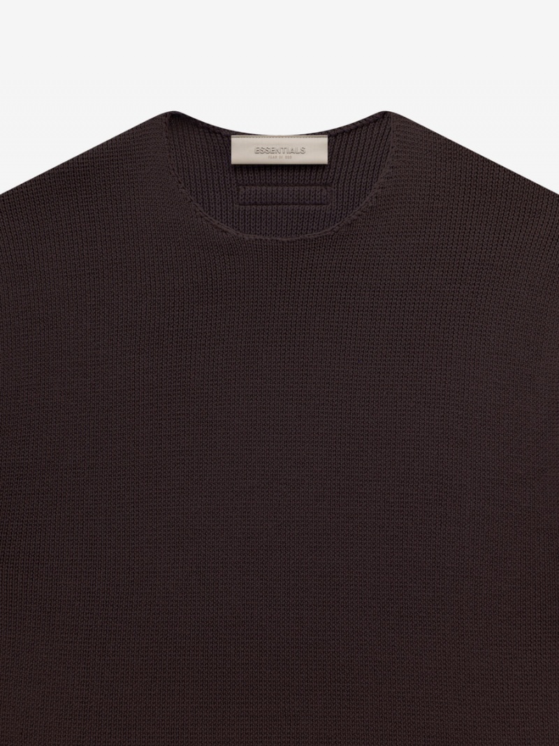 Fear Of God Rawneck Knit Maglia Viola | FOG-SN593754