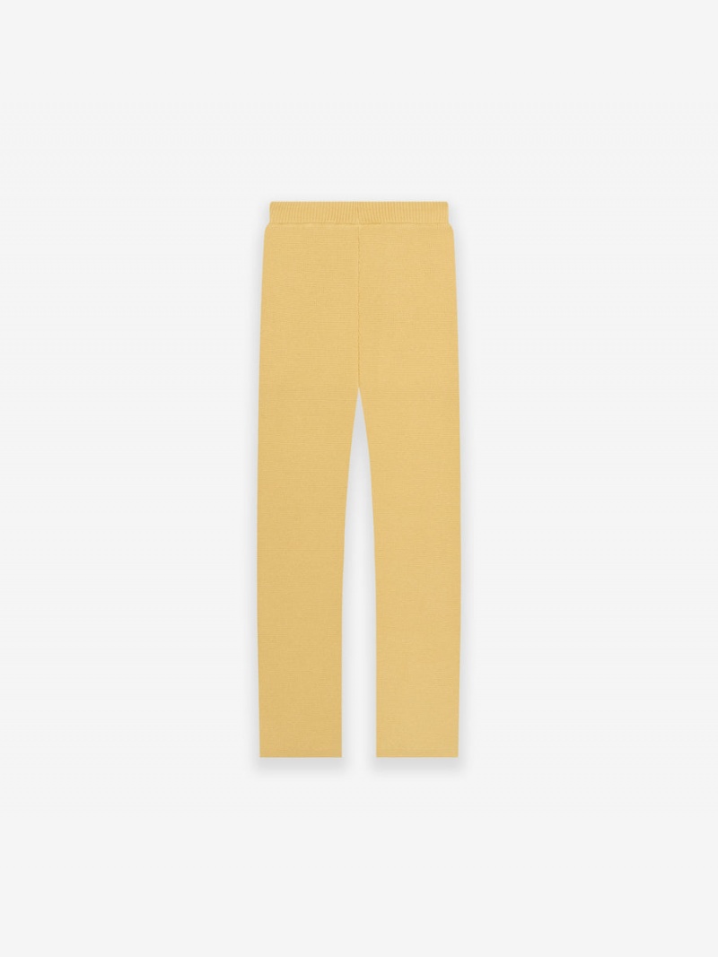 Fear Of God Relaxed Knit Sweatpant Gialle | FOG-SN593829