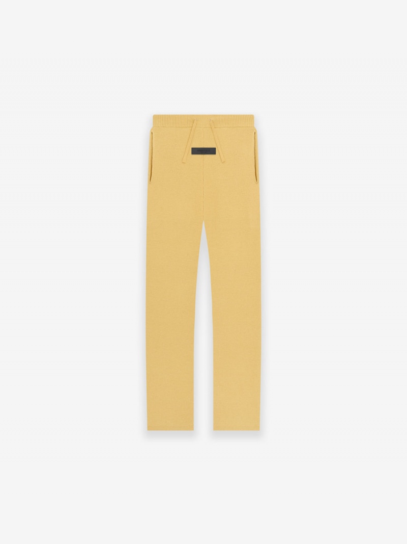 Fear Of God Relaxed Knit Sweatpant Gialle | FOG-SN593829