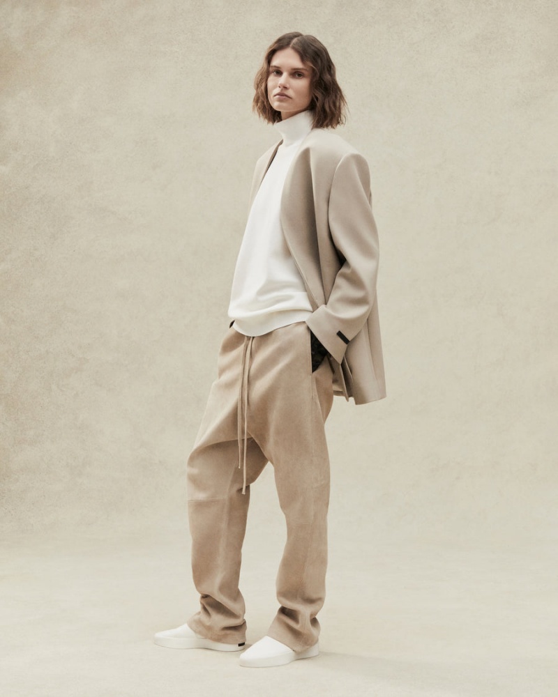 Fear Of God Scamosciate Relaxed Pant Nere | FOG-SN593439