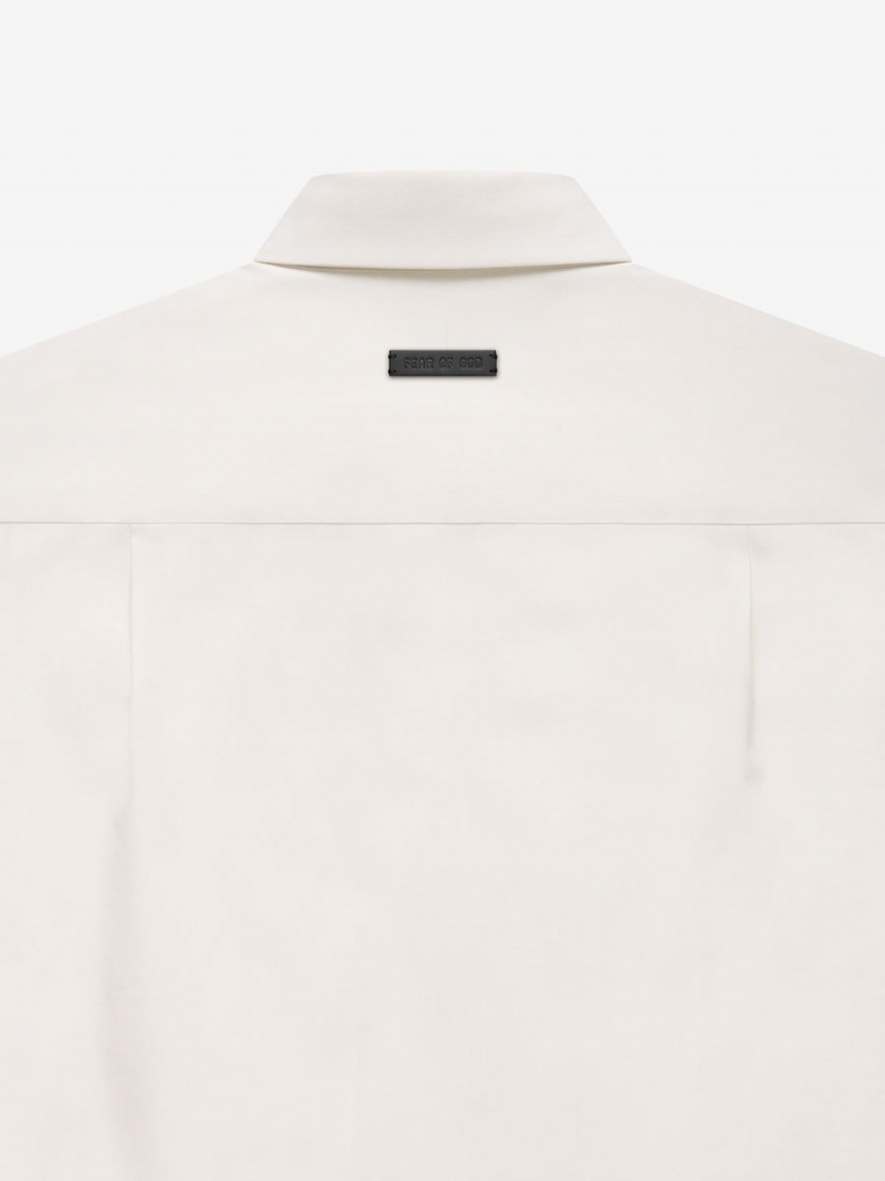 Fear Of God Ss Button Front Shirt Crema | FOG-SN593305