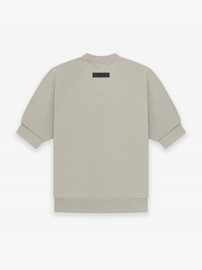 Fear Of God Ss Waffle Sweatshirt Grigie | FOG-SN593531