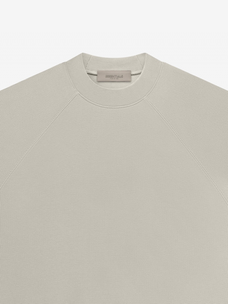 Fear Of God Ss Waffle Sweatshirt Grigie | FOG-SN593531