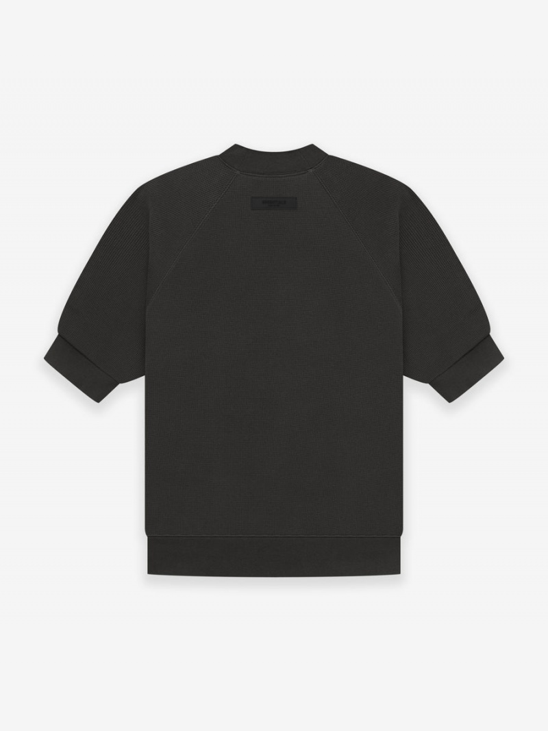 Fear Of God Ss Waffle Sweatshirt Nere | FOG-SN593529