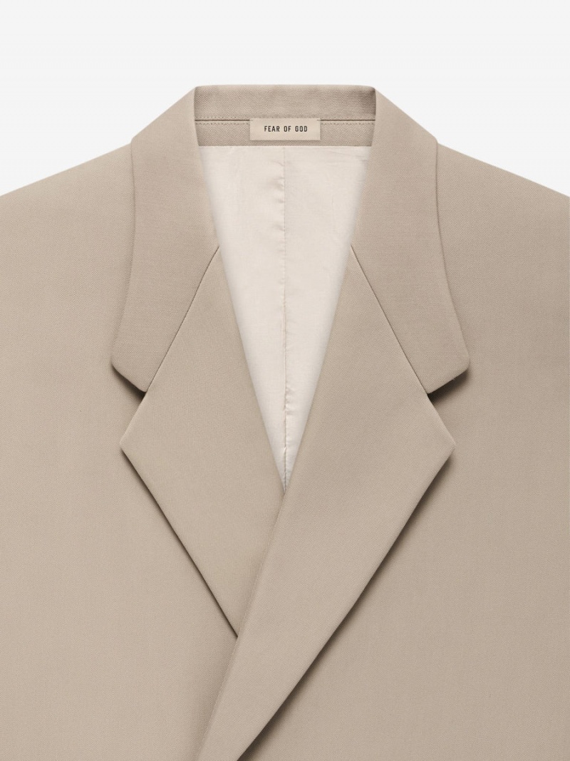 Fear Of God Twill California Blazer Beige | FOG-SN593376