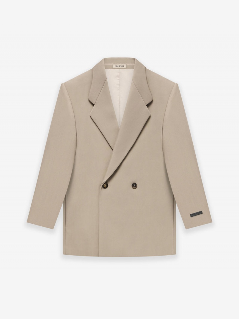 Fear Of God Twill California Blazer Beige | FOG-SN593376