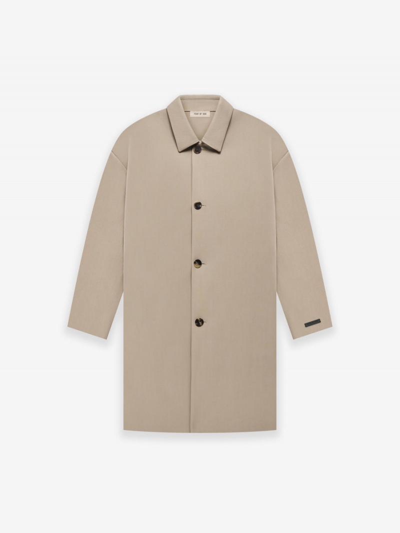 Fear Of God Twill Car Coat Beige | FOG-SN593404