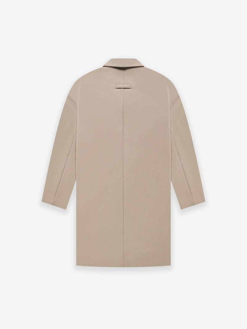 Fear Of God Twill Car Coat Beige | FOG-SN593366