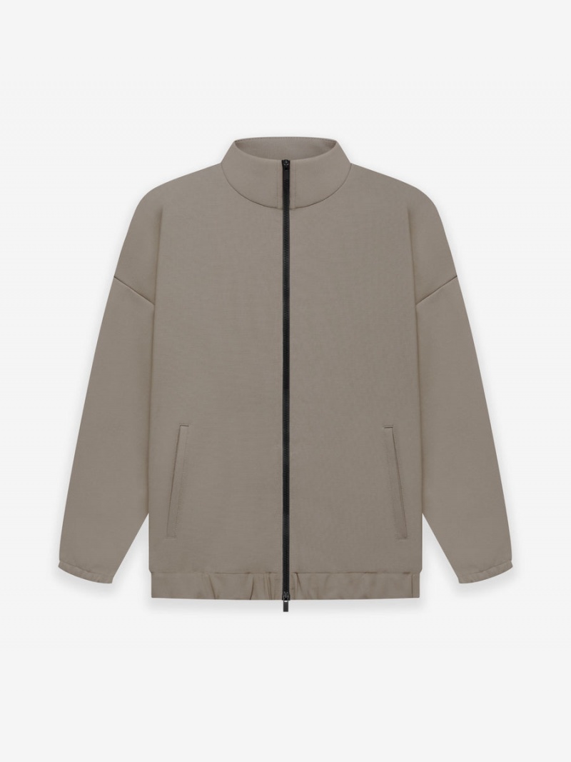 Fear Of God Viscose Tricot Pista Jacket Grigie | FOG-SN593414