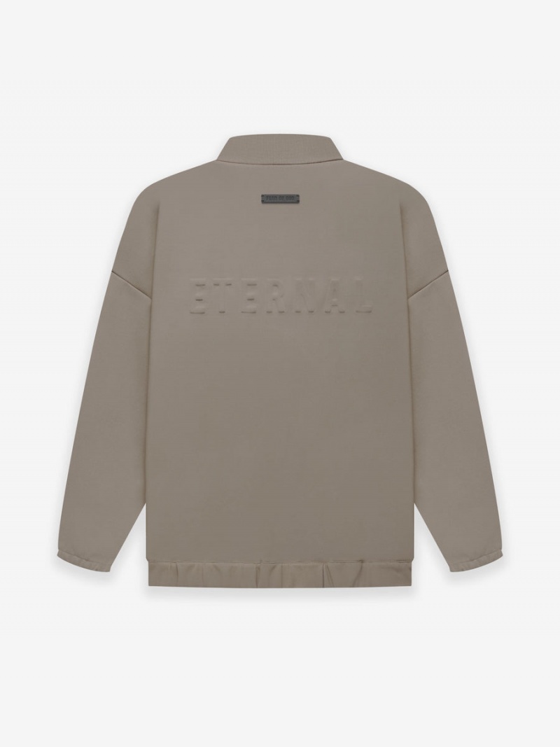 Fear Of God Viscose Tricot Pista Jacket Grigie | FOG-SN593414