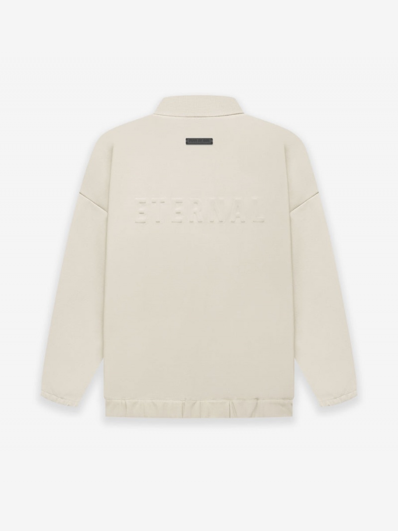 Fear Of God Viscose Tricot Pista Jacket Beige | FOG-SN593415