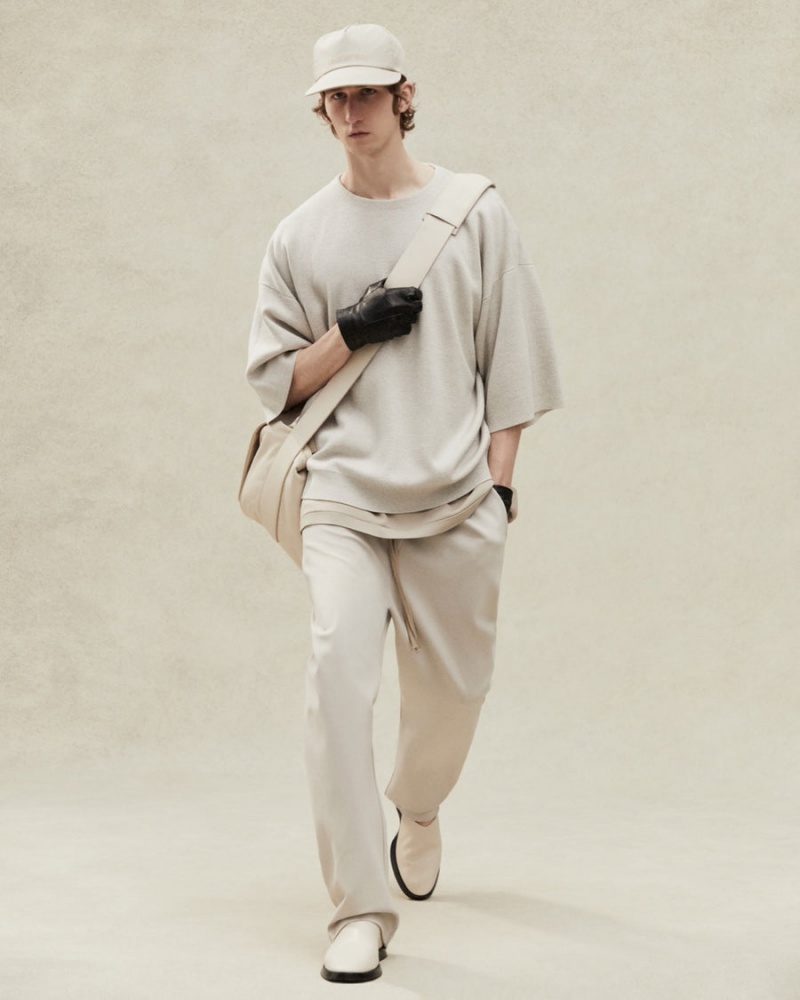 Fear Of God Viscose Tricot Relaxed Pant Beige | FOG-SN593449