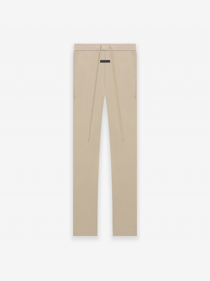 Fear Of God Viscose Tricot Slim Pant Beige | FOG-SN593446